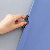 プラス スライドクリップファイル 青10冊 FS141PH BL（10）（直送品）