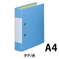 リヒトラブ D型リングファイル A4S 水 10冊 G2250-14（10）（直送品）