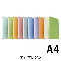 プラス フラットファイル A4S オレンジ10冊 No.021N（直送品）