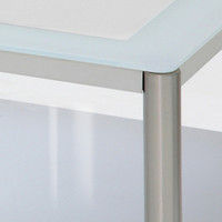 【軒先渡し】 関家具 TOCOM COOL リビングテーブル ホワイト 幅1000×奥行500×高さ400mm GLT-2291 1台（直送品）