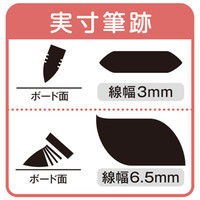 ぺんてる ボードにフィット 黒 10本 EMWL5BF-A（直送品）