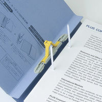 プラス 背幅伸縮フラット セノバス FL-021SS 青 BL 1冊（直送品）