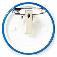 ソニック 丸型名札 両用 大 青 NF-15-B 10枚（直送品）