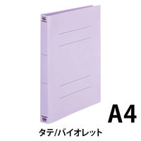 プラス PPフラットファイルA4S厚綴 VL10冊 No.121PW（直送品）