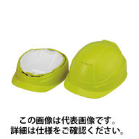 トーヨーセーフティ トーヨーセフティ TOYO 作業用防災用折りたたみヘルメットBLOOM3 MOVO ライム NO.105-LM 1個（直送品）