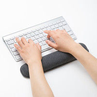 サンワサプライ クッションリストレスト（ミドルサイズ、ダークグレー） TOK-ERG5DGY-M 1個（直送品）