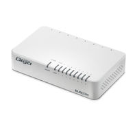 スイッチングハブ 8ポート ギガ LANハブ プラスチック筐体 電源外付 ループ検知 EHC-G08PA2-W エレコム 1個