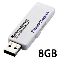 ハギワラソリューションズ 管理ソフト対応Password Locker4/USBメモリー/U HUD-PL308GM 1個（直送品）