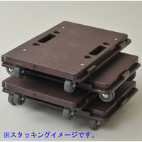 【平台車】 YAMAZEN 台車 ホームキャリー NTM-E50DB*R 1セット（4台入）