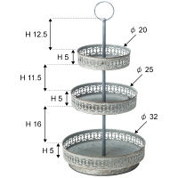 東谷 サークルスタンド3段 ELF-332（直送品）