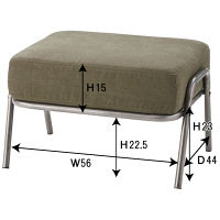 東谷 ハウル オットマン HS-653（直送品）