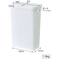 東谷 アミー ランドリーボックス LFS-693WH（直送品）