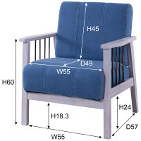 東谷 ブリジット 1人掛 PM-311WH（直送品）