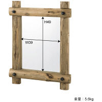 東谷 ウォールミラー TSM-63（直送品）