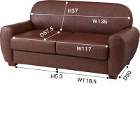 東谷 ミラード 2人掛 TTF-101BR（直送品）