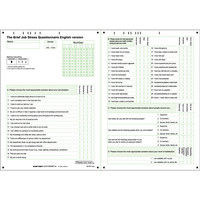 スキャネット 職業性ストレス簡易調査票 標準版（57項目）英語版 A4 SN-0441E（100） 1セット（100枚入）（直送品）