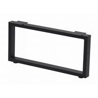 エイ・アイ・エス DIY用テーブル角枠脚 ロータイプ 2本セット ブラック 高さ300mm TBK-295ST_BK（直送品）