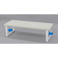 エイ・アイ・エス DIY用テーブル角枠脚 奥行45cm ロータイプ 2本セット ホワイト 高さ300mm TBK-4329ST_WH（直送品）