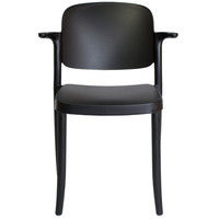 cerantola（チェラントラ） COLOS（コロス） ピアッツァ2チェア アーム付 2脚セット ブラック piazza2/black（取寄品）