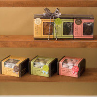 ヘッズ スモーキーピンク窓付ボックス-S SKP-GS 1セット（100枚：20枚×5パック）（直送品）