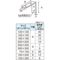 水上 ステンレス ウルトラ隅金L型金具 250×250 0934-00206 1箱(6本入)