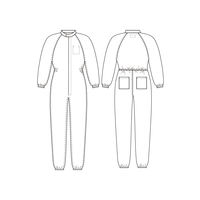 ガードナー CK1040-2 クリーンスーツ L CK1040-2-L 1着