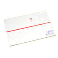 ササガワ のし紙 半紙判 赤棒 山 3-605 1セット(1冊(100枚)×5)