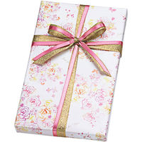 【ケース販売】HEIKO 包装紙 半才 シャーベットローズ P 002410963 1ケース(50枚入×10袋 合計500枚)（直送品）