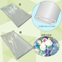 【ケース販売】HEIKO 包装紙 半才 ホワイトローズ 銀 002411818 1ケース(50枚入×10袋 合計500枚)（直送品）