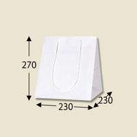 シモジマ アレンジバッグ SS 白無地 006441103 1セット(10枚×5袋 合計50枚)