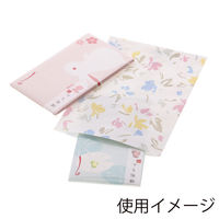 ヘイコー 柄小袋 18才 ペールフラワー 006533600 1セット（200枚入×10束）（直送品）