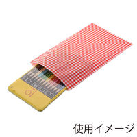 ヘイコー 柄小袋 B型 ギンガムミニ 赤 006538410 1セット（100枚入×10束）（直送品）