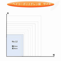 シモジマ ヘイコーポリ 03 No.12 穴アリ 006612053 1セット(1袋(100枚)×30)