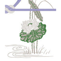 ササガワ のし紙 B5判 蓮 山 3-428 1セット(1冊(100枚)×5)