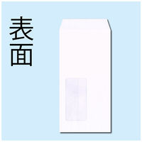 キングコーポレーション 長6 窓明封筒テープ付 ケント N6WGM80Q 1パック(100枚入)