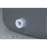 瑞穂化成工業 瑞穂 扁平缶広口20L+3/8ソケット加工 019438 1個 836-6395（直送品）