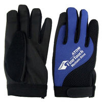 アトム 合皮手袋 ファインタッチ メカニック ネイビー M 2094-NB-M 1双 828-9905