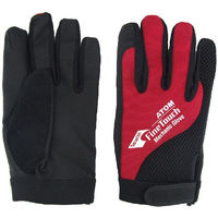 アトム 合皮手袋 ファインタッチ メカニック レッド M 2094-RE-M 1双 828-9908（直送品）