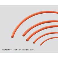 アズワン シリコーンスポンジ紐(赤)丸 φ7mm 3-3218-05 1m(1m)（直送品）