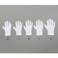 アズワン アズツール綿スムス手袋 (マチ無) M 1袋(12双入) 3-7278-02 1袋(12双)（直送品）