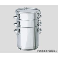 MONOVATE 積み重ね式テーパー型ステンレス密閉容器 35L φ360×372×0.8mm TP-CTH-STA-36 1個（直送品）