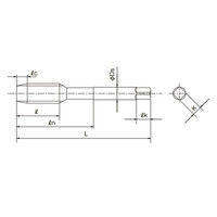 ポイントタップ(難削材用 ロングシャンク) CPMーLTーPOT OH3 5P M3×0.5×100mm M3X0.5X100 1本（直送品）