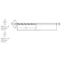 オーエスジー スラスタードリル TDXL 8mm×20D 8X20D 1本（直送品）