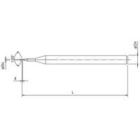 オーエスジー 超硬ドリル UVMーLDS 0.05mm×120°×3mm 0.05X120X3 1本（直送品）