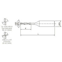 オーエスジー 超硬ドリル MRSーGDL 1.5mm 1.5 1本（直送品）