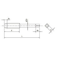 オーエスジー ニューロールタップ(スチール用) NRT RH4 P M1.1×0.25 M1.1X0.25 1本（直送品）