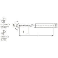 オーエスジー 超硬ドリル(高硬度鋼用超硬ミディアム形) FHーGDN 0.7mm 0.7 1本（直送品）
