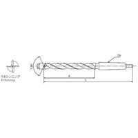 オーエスジー 一般加工用MTシャンク レギュラ形 EXゴールドドリル EXーMTーGDR 29.9mm×MT3mm 29.9XMT3 1本（直送品）