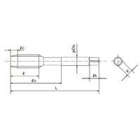オーエスジー ハンドタップ(ステンレス用) EXーSUSーHT OH1 5P M2×0.4 M2X0.4 1本（直送品）