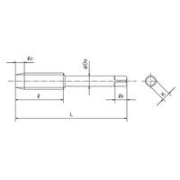 オーエスジー インサートねじ用ハンドタップ HLーHT 1B 5P M20×1.5 M20X1.5 1本（直送品）